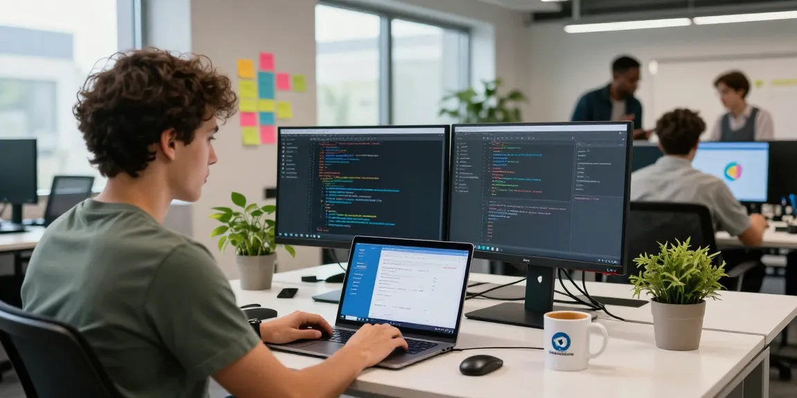 Experience seamless communication with the Telegram Download interface visible in a modern software development workspace.