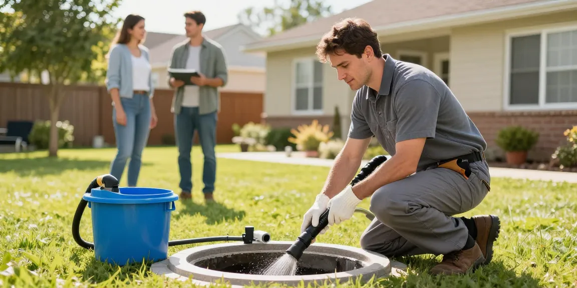 Septic cleaning services by a trusted local provider in the community.