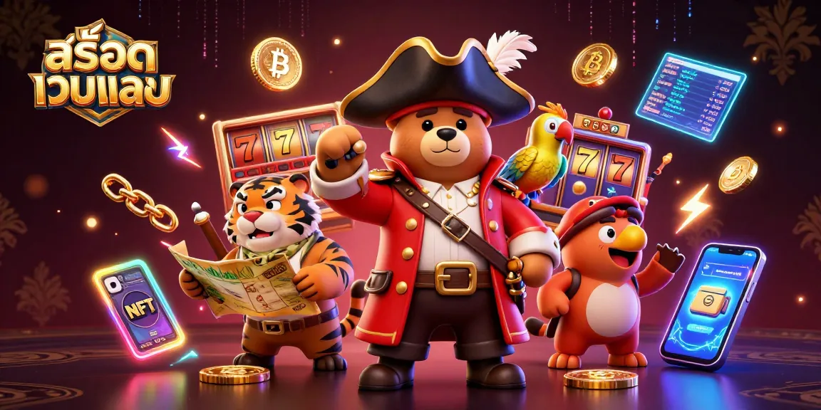 Spin and win with สล็อตเว็บตรง featuring vibrant 3D characters and thrilling gameplay elements.