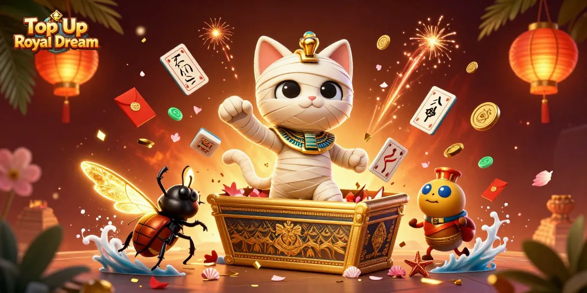 Isi ulang Top Up Royal Dream dengan cepat dan aman dalam ilustrasi kasino yang menarik.