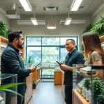Browse premium products at the Weed Store with expert assistance in a welcoming setting.