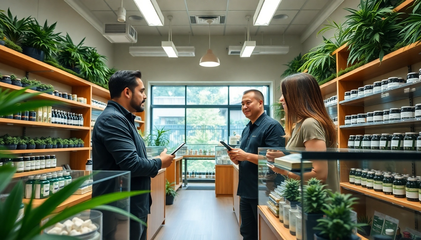 Browse premium products at the Weed Store with expert assistance in a welcoming setting.