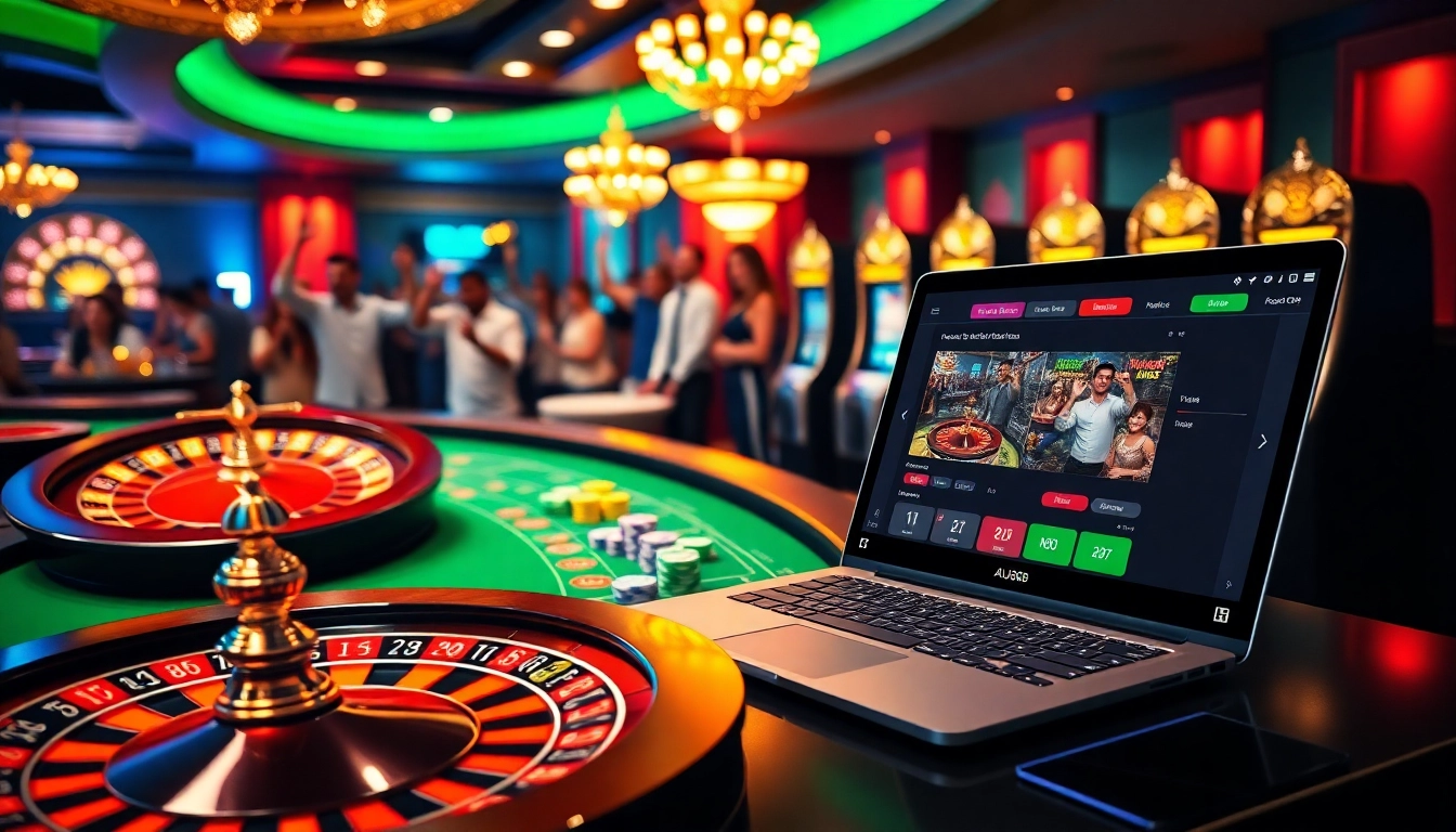 Experience the thrill of játék at Nhà cái AU88, showcasing vibrant tables and exciting gaming interfaces.