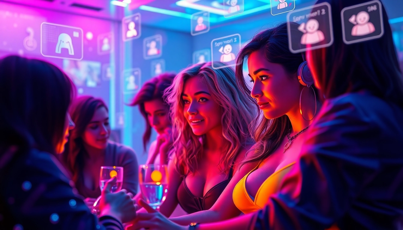 Explore engaging interactions in free NSFW AI chat environments, showcasing vibrant characters and immersive digital settings.